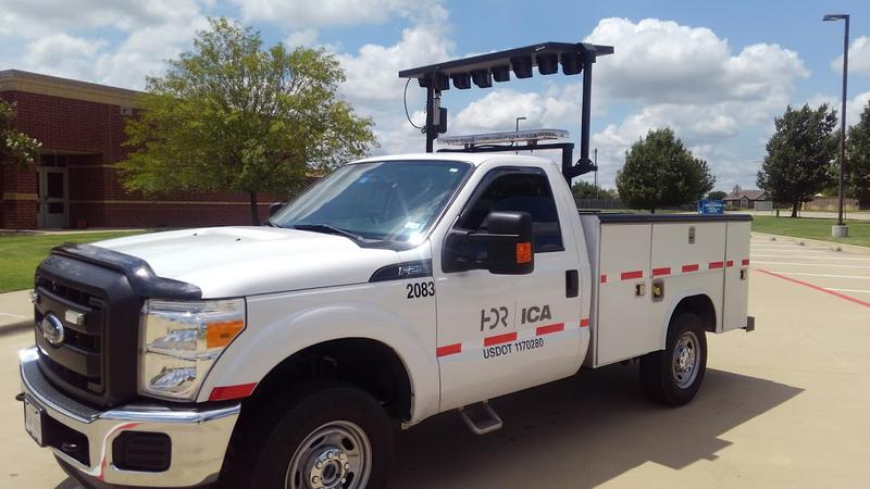 LED Lights Mounted on Truck